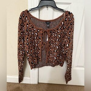 Rue 21 Leopard Cardigan